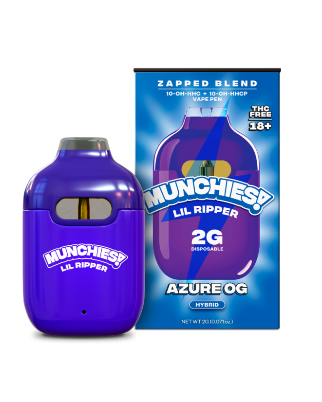Delta Munchies 10-OH-HHC/10-OH-HHCP Lil Ripper E-Cigaretė Azure OG
