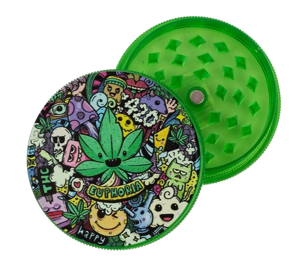 Euphoria Plastikinis Grinder'is 63 mm - 3 Dalių