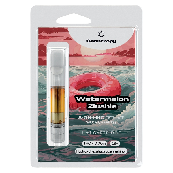 Canntropy 8-OH-HHC Cartridge Watermelon Zlushie 1 ml