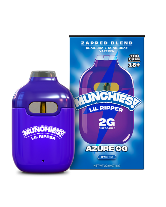 Delta Munchies 10-OH-HHC/10-OH-HHCP Lil Ripper E-Cigaretė Azure OG