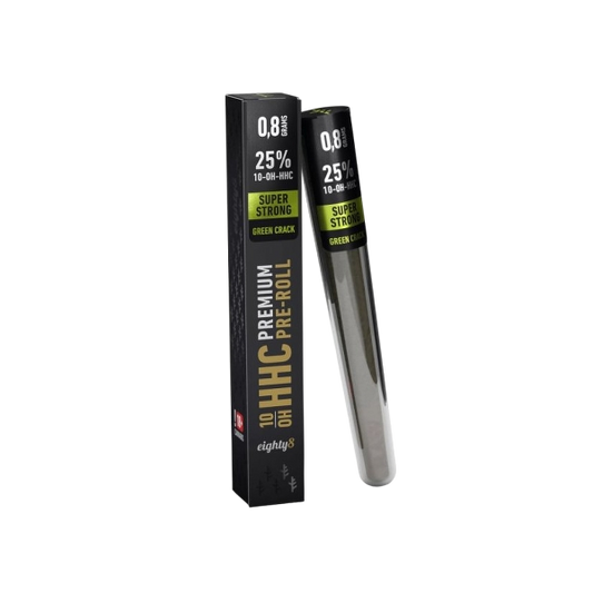 Eighty8 10-OH-HHC Preroll Super Strong Green Crack 0,8 g