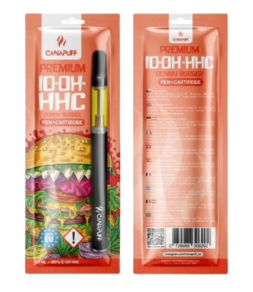 CanaPuff 10-OH-HHC Pen + Cartridge Donny Burger 1 ml