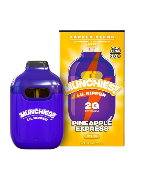 Delta Munchies 10-OH-HHC/10-OH-HHCP Lil Ripper E-Cigaretė Pineapple Express