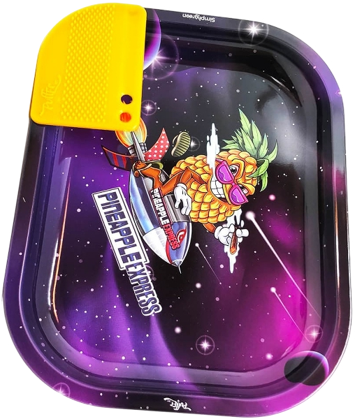 Best Buds Pineapple Express Roll'inimo Padėklas su Grind'inimo Kortele