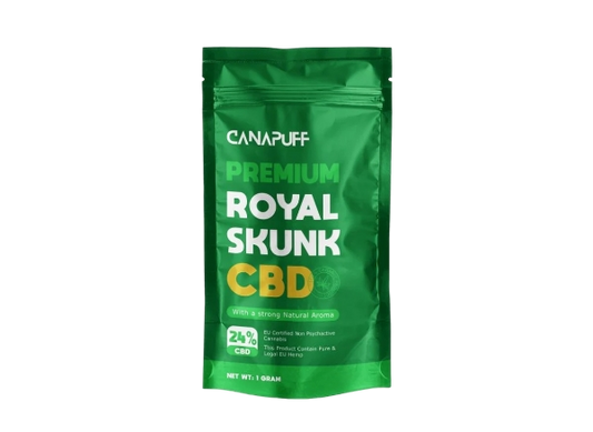 CanaPuff CBD Žiedai Royal Skunk CBD 24 %
