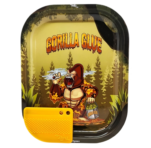 Best Buds Gorilla Glue Roll'inimo Padėklas su Grind'inimo Kortele