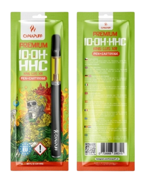 CanaPuff 10-OH-HHC Pen + Cartridge King Luis XIII 1 ml