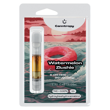 Canntropy 8-OH-HHC Cartridge Watermelon Zlushie 1 ml