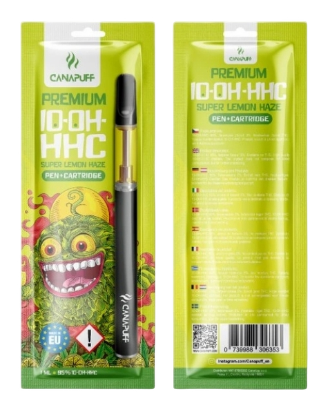 CanaPuff 10-OH-HHC Pen + Cartridge Super Lemon Haze 1 ml